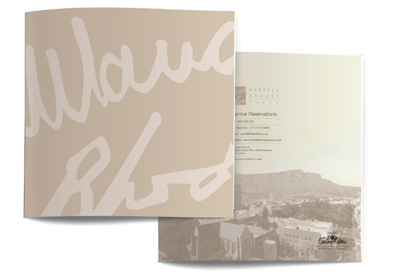 Print Design: Mandela Rhodes Apartments Brochure